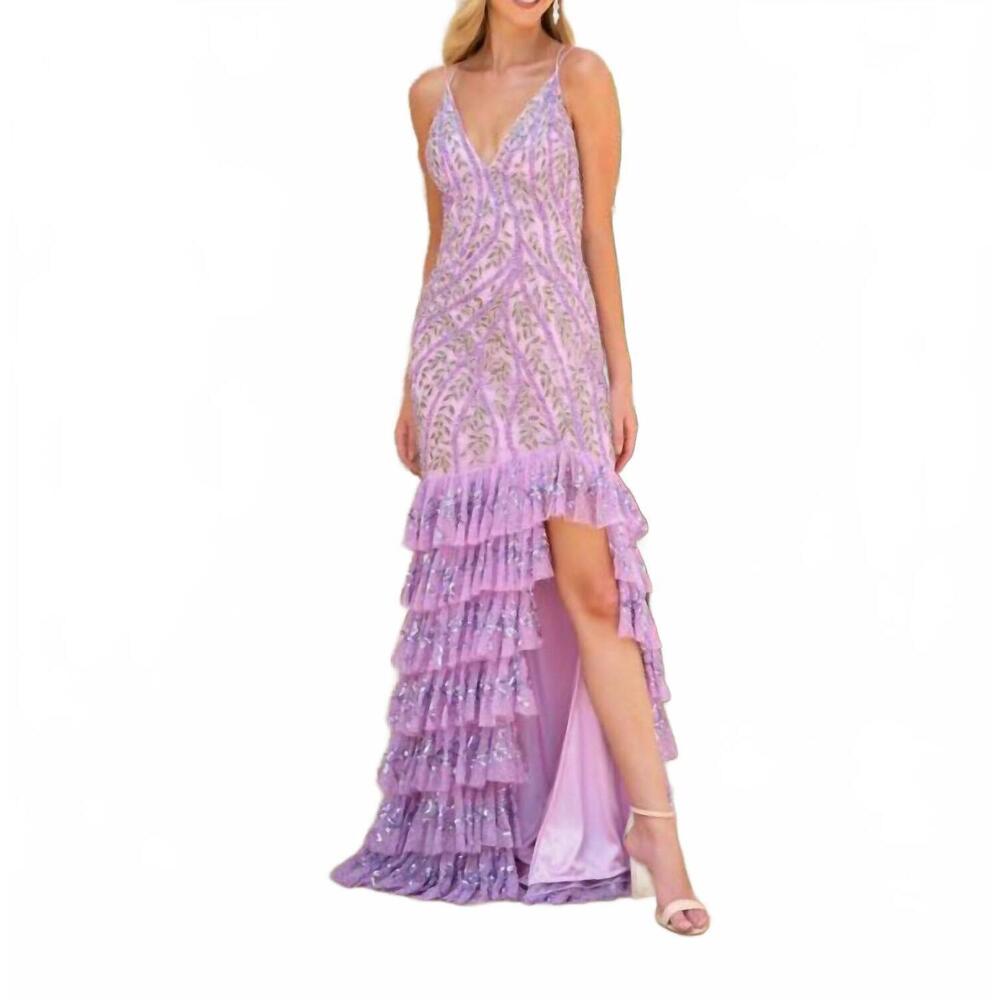 NEW PRIMAVERA women's formal dress in lavendar